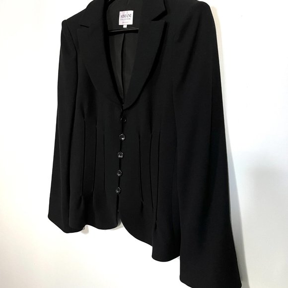 Armani Collezioni Virgin Wool Blazer Jacket - Picture 2 of 16